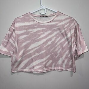 SHEIN tie dye crop top. Size M. Tag is a little faded, but is in good condition.